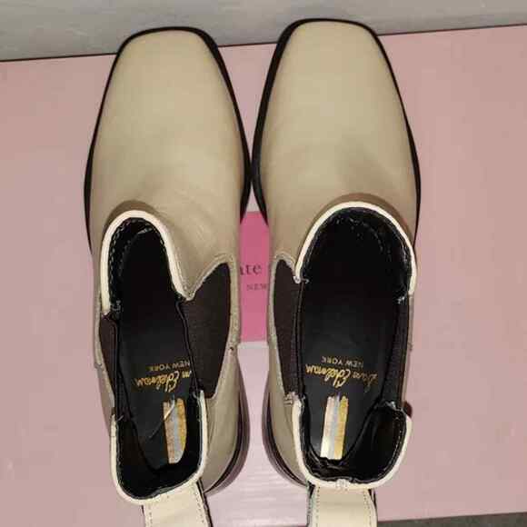 Sam Edelman Thelma Chelsea Boots Booties Beige Chocolate brown size 9 11 new!‎ - Picture 5 of 10